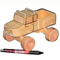 VOITURE 4 X 4 EN BOIS